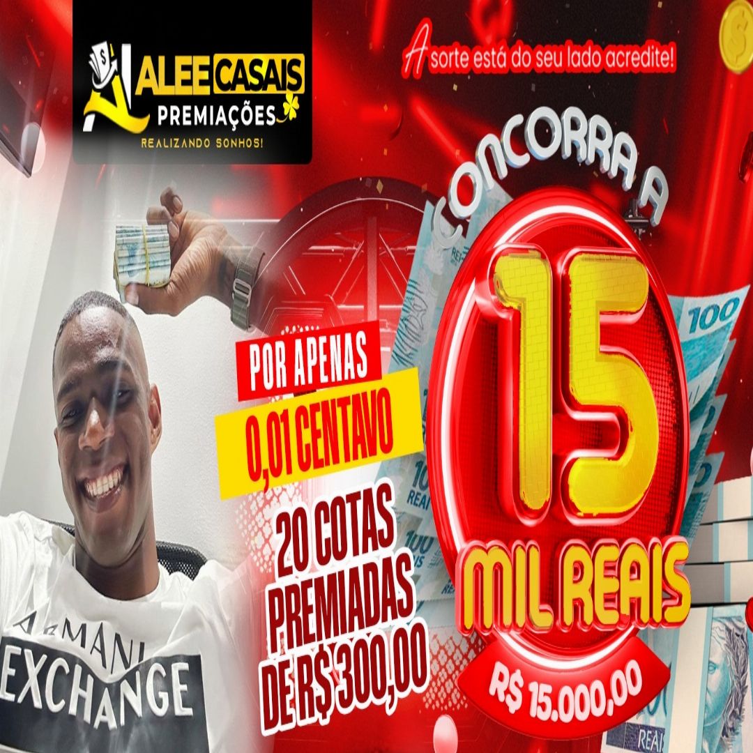 0,1 CENTAVO PARA 15 MIL REAIS